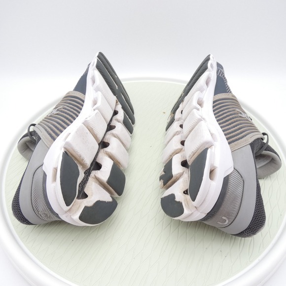 On Cloudswift Mens US 13 Running Shoes Gray White Mesh Low Top Athletic Sneaker - Picture 6 of 14